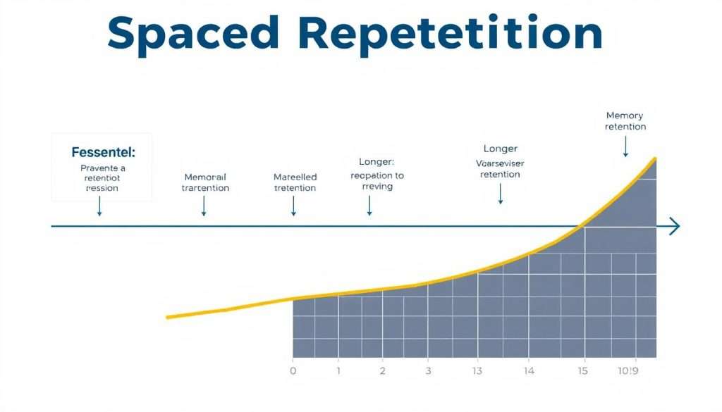 Visual representation of spaced repetition intervals for learning like a pro Visual representation of spaced repetition intervals for learning like a pro