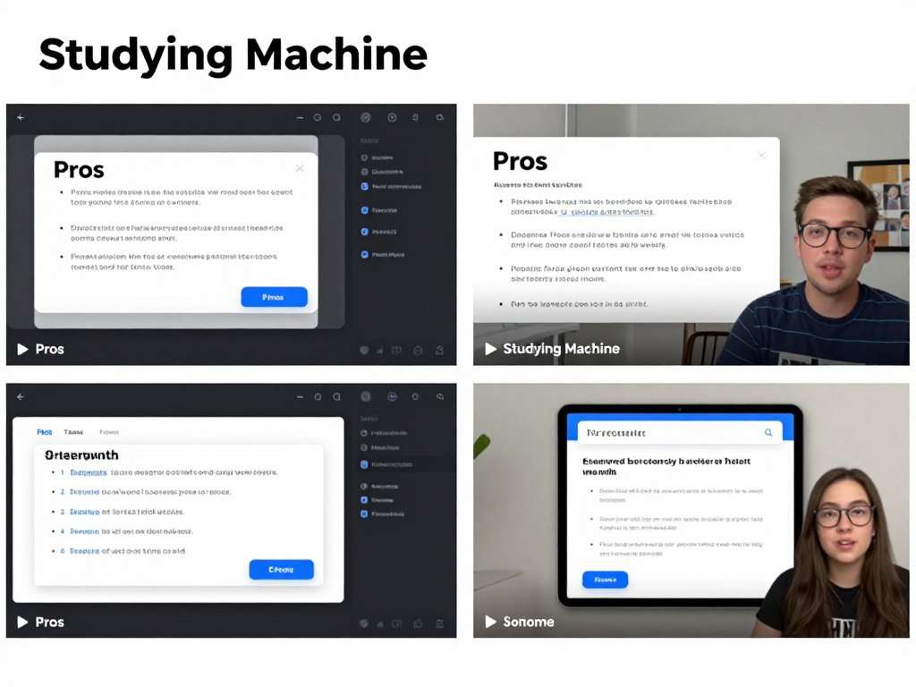 Review of learning tools and apps on Studying Machine channel