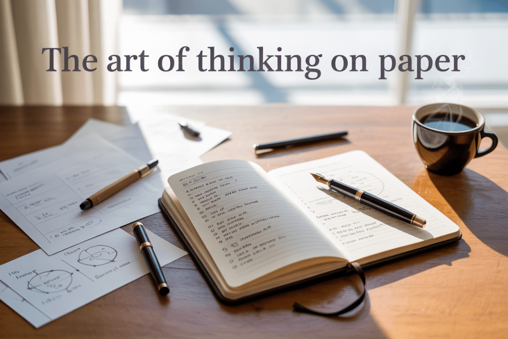 The Art of Thinking on Paper