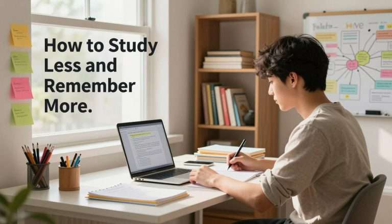 How to Study Less and Remember More: A Practical Method