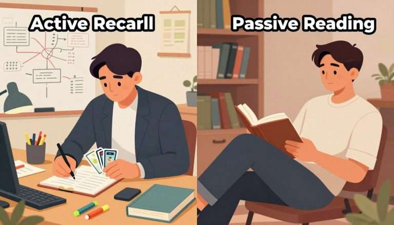 Active Recall vs. Passive Reading: Why Your Brain Loves the First One