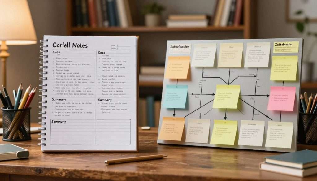 Cornell Notes vs. Zettelkasten: Which Note-Taking Method is Right for Your Brain