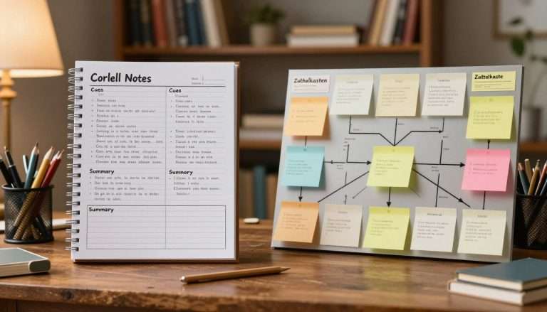 Cornell Notes vs. Zettelkasten: Which Note-Taking Method is Right for Your Brain